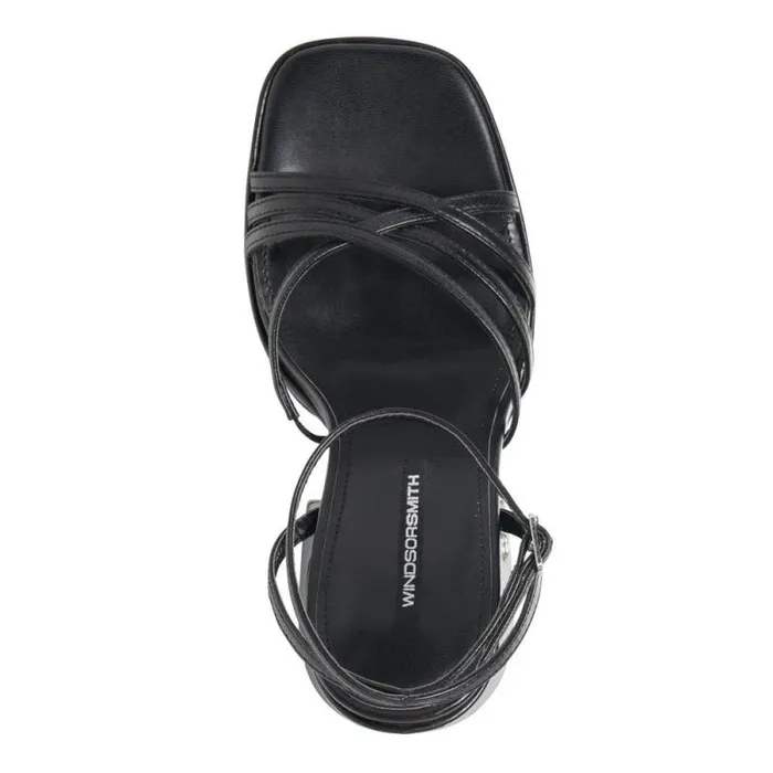 Windsor Smith Platforms Women AFTERPARTY BLACK PLATFORM HEELS Windsor Smith Platforms Women AFTERPARTY BLACK PLATFORM HEELS