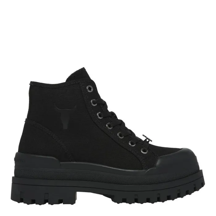 Windsor Smith Platforms Women DESERVE BLACK PLATFORM BOOTS