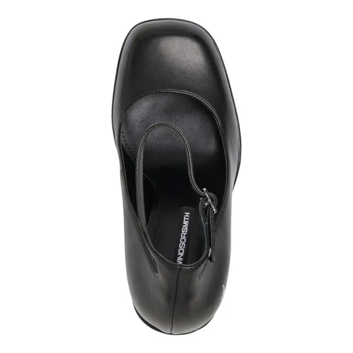 Windsor Smith Platforms Women DIZZY BLACK PLATFORM HEELS Windsor Smith Platforms Women DIZZY BLACK PLATFORM HEELS