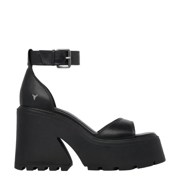 Windsor Smith Platforms Women FLAWS BLACK PLATFORM HEELS
