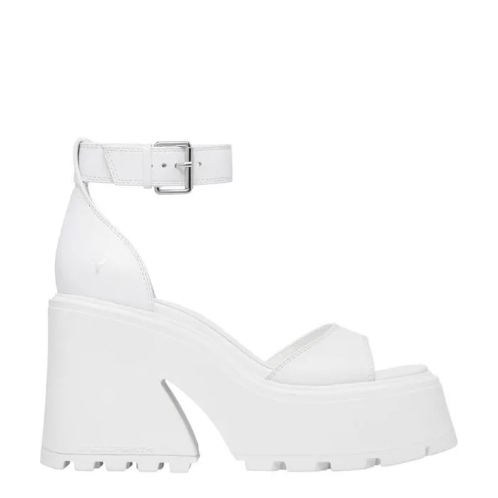 Windsor Smith Platforms Women FLAWS WHITE PLATFORM HEELS