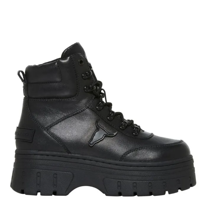 Windsor Smith Platforms Women LAKEN BLACK PLATFORM BOOTS