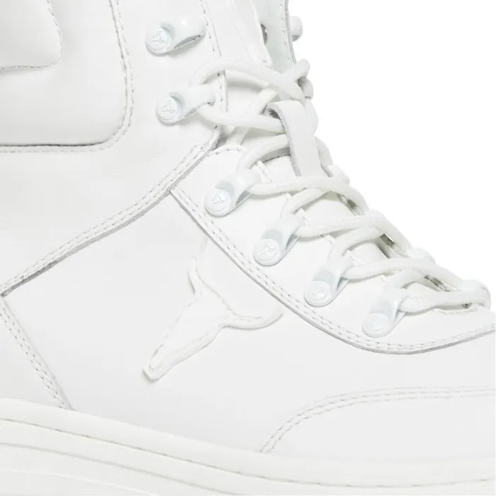 Windsor Smith Platforms Women LAKEN WHITE PLATFORM BOOTS Windsor Smith Platforms Women LAKEN WHITE PLATFORM BOOTS