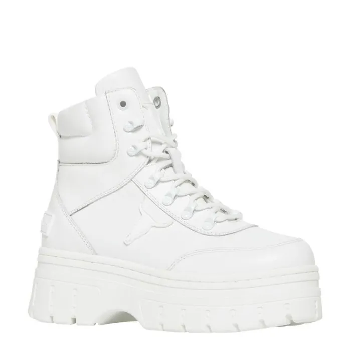Windsor Smith Platforms Women LAKEN WHITE PLATFORM BOOTS Windsor Smith Platforms Women LAKEN WHITE PLATFORM BOOTS
