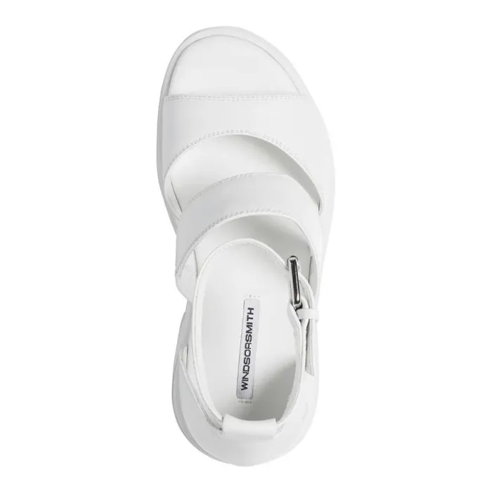 Windsor Smith Platforms Women MATCH WHITE PLATFORM HEELS Windsor Smith Platforms Women MATCH WHITE PLATFORM HEELS