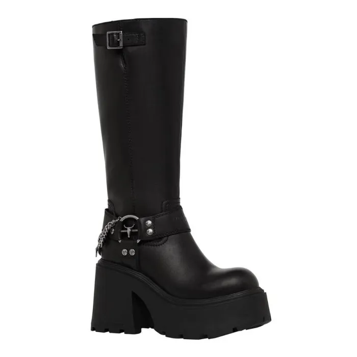 Windsor Smith Platforms Women SECURITY BLACK PLATFORM BOOTS Windsor Smith Platforms Women SECURITY BLACK PLATFORM BOOTS