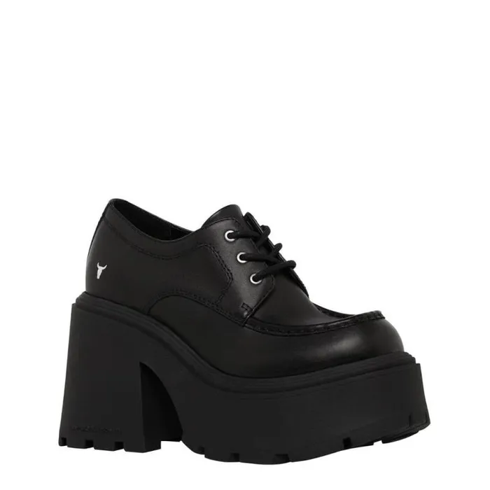 Windsor Smith Platforms Women STARCROSSED BLACK LEATHER PLATFORM SHOES Windsor Smith Platforms Women STARCROSSED BLACK LEATHER PLATFORM SHOES