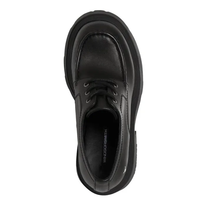 Windsor Smith Platforms Women STARCROSSED BLACK LEATHER PLATFORM SHOES Windsor Smith Platforms Women STARCROSSED BLACK LEATHER PLATFORM SHOES