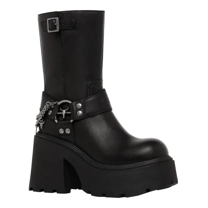 Windsor Smith Platforms Women STRIKE BLACK PLATFORM BOOTS Windsor Smith Platforms Women STRIKE BLACK PLATFORM BOOTS
