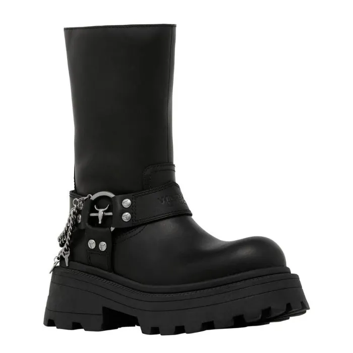 Windsor Smith Platforms Women THRILLING BLACK PLATFORM BOOTS Windsor Smith Platforms Women THRILLING BLACK PLATFORM BOOTS
