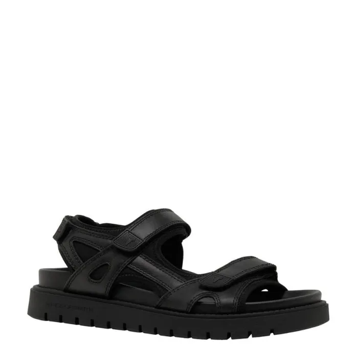 Windsor Smith Sandals Men RAVEN BLACK LEATHER SANDALS Windsor Smith Sandals Men RAVEN BLACK LEATHER SANDALS