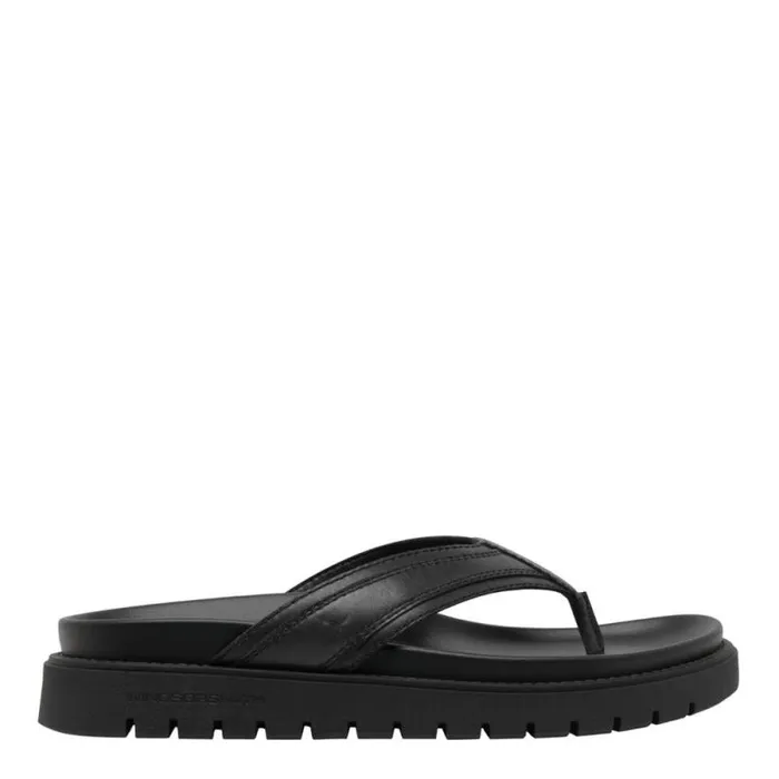 Windsor Smith Sandals Men RIVER BLACK LEATHER SANDALS