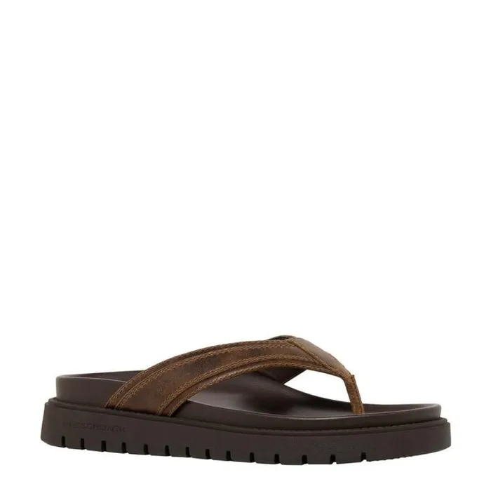 Windsor Smith Sandals Men RIVER DARK BROWN LEATHER SANDALS Windsor Smith Sandals Men RIVER DARK BROWN LEATHER SANDALS