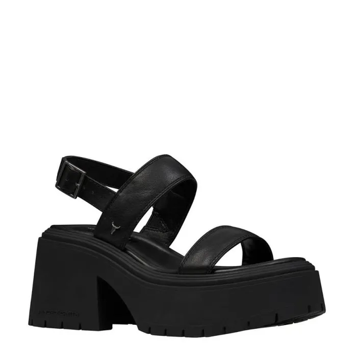 Windsor Smith Sandals Women COSMOS BLACK CHUNKY SANDALS Windsor Smith Sandals Women COSMOS BLACK CHUNKY SANDALS