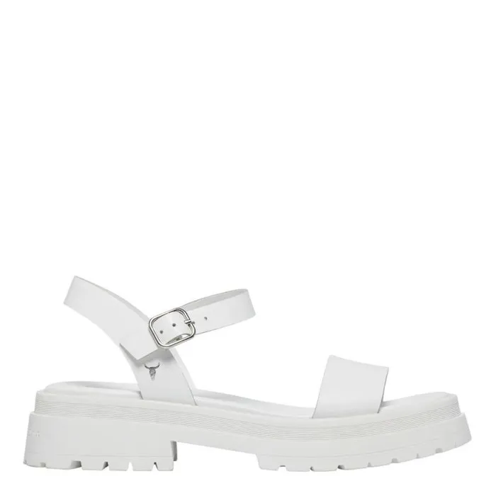 Windsor Smith Sandals Women LINGER WHITE LEATHER SANDALS