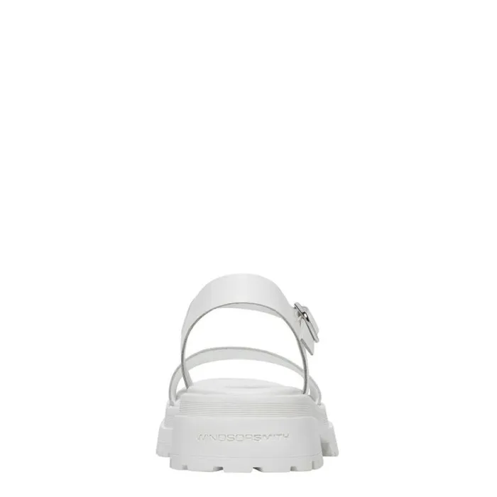 Windsor Smith Sandals Women LINGER WHITE LEATHER SANDALS Windsor Smith Sandals Women LINGER WHITE LEATHER SANDALS