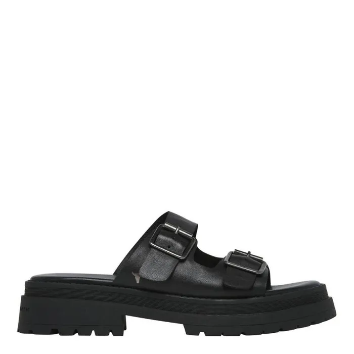 Windsor Smith Sandals Women LULLABY BLACK LEATHER SANDALS