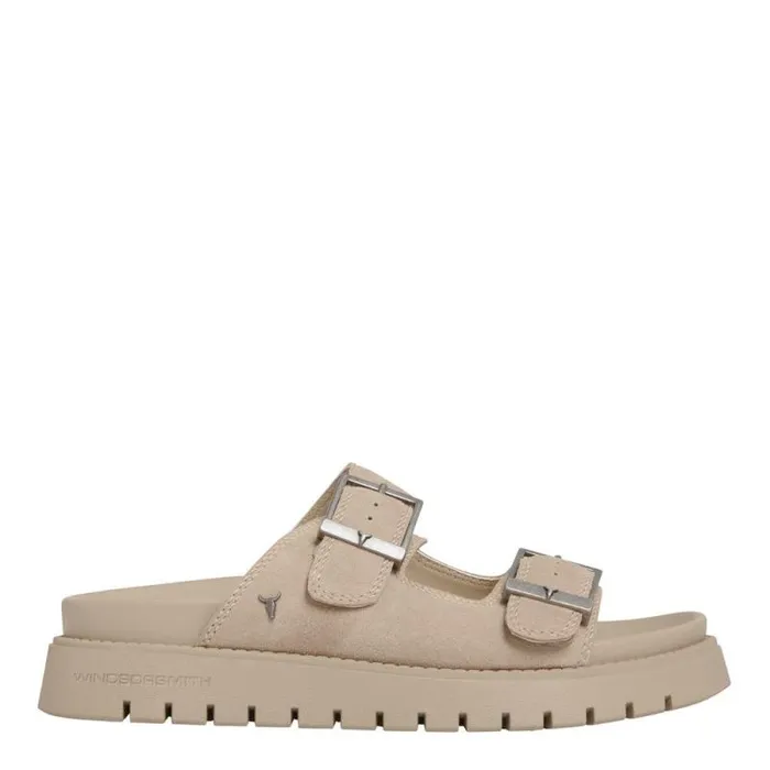 Windsor Smith Sandals Women MOOD TAUPE SUEDE SANDALS
