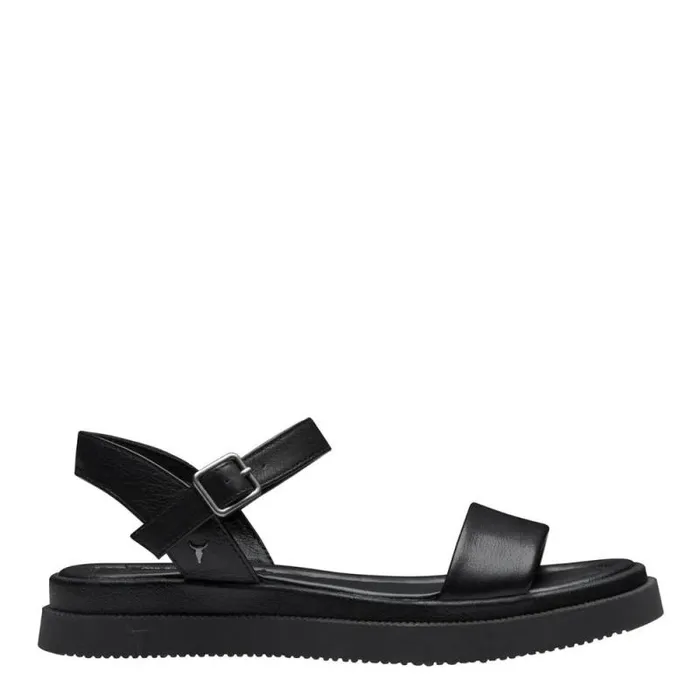 Windsor Smith Sandals Women SOMEDAY BLACK LEATHER SANDALS