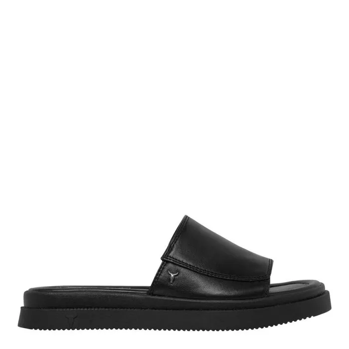 Windsor Smith Sandals Women SUMMER BLACK LEATHER SANDALS