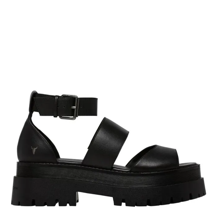 Windsor Smith Sandals Women THRILLED BLACK CHUNKY SANDALS