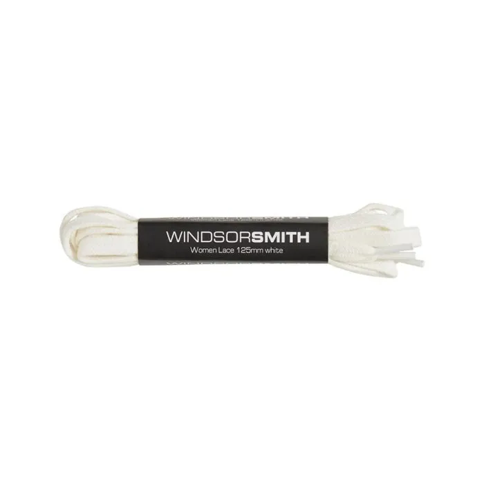 Windsor Smith Shoe Care Women SNEAKER LACES WHITE 125cm