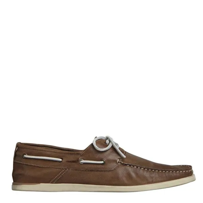 Windsor Smith Shoes Men 369 TAUPE LEATHER LOAFERS