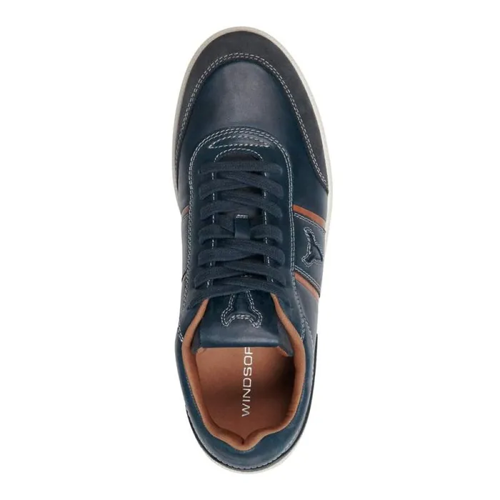 Windsor Smith Shoes Men CARLO INK LEATHER SUEDE SHOES