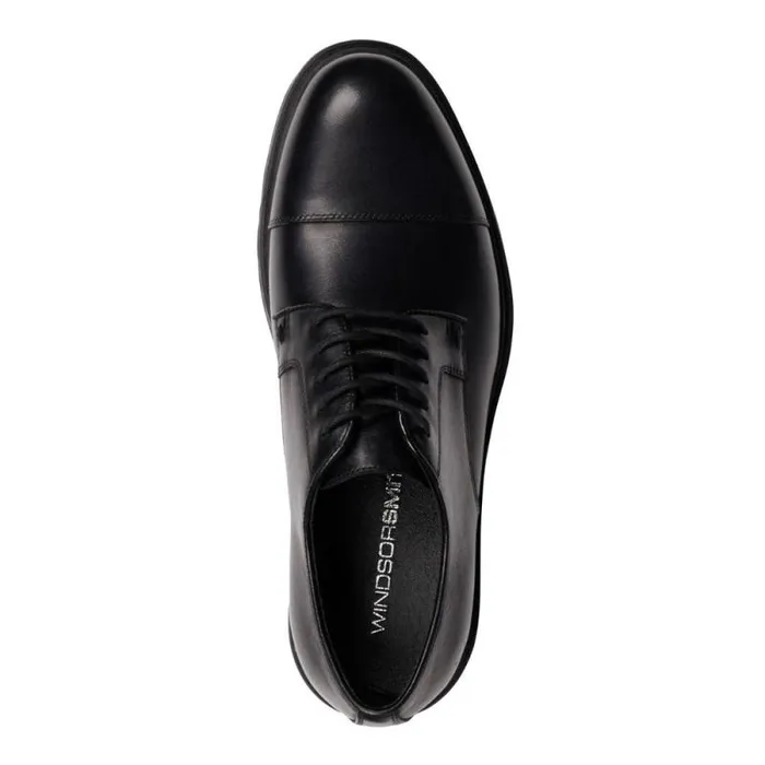 Windsor Smith Shoes Men MASSIMO BLACK LEATHER SHOES Windsor Smith Shoes Men MASSIMO BLACK LEATHER SHOES
