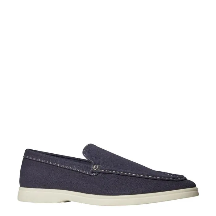 Windsor Smith Shoes Men RYAN NAVY CANVAS LOAFERS Windsor Smith Shoes Men RYAN NAVY CANVAS LOAFERS