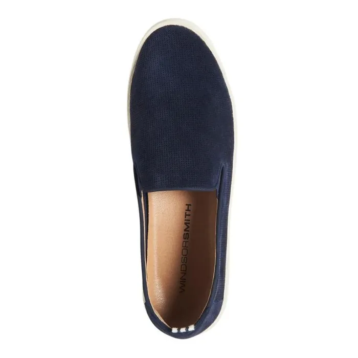 Windsor Smith Shoes Men SCOTT NAVY SUEDE SHOES Windsor Smith Shoes Men SCOTT NAVY SUEDE SHOES