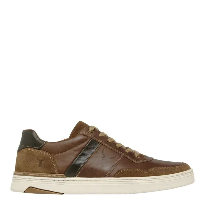 Windsor Smith Shoes Men TATE KHAKI LEATHER SHOES