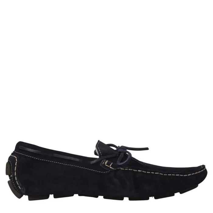 Windsor Smith Shoes Men WASSP NAVY SUEDE LOAFERS