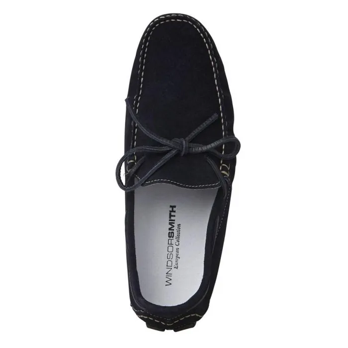 Windsor Smith Shoes Men WASSP NAVY SUEDE LOAFERS Windsor Smith Shoes Men WASSP NAVY SUEDE LOAFERS