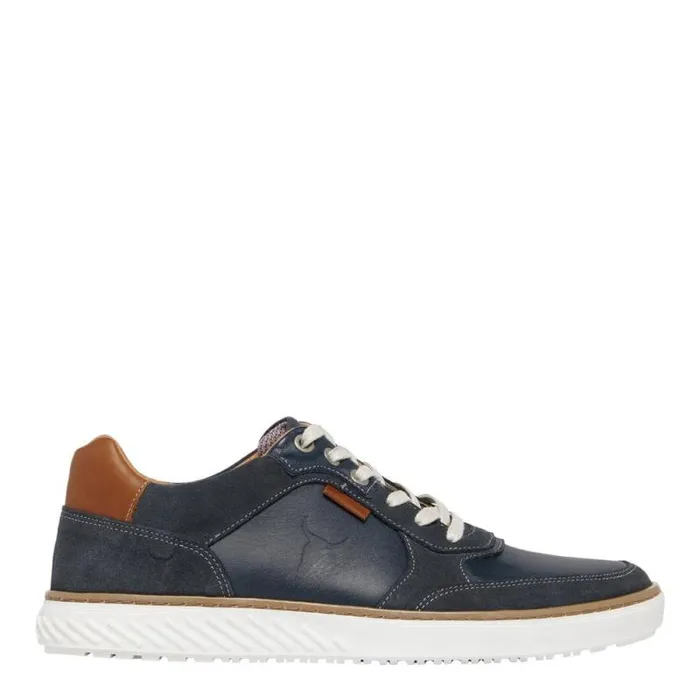 Windsor Smith Shoes Men WILL BLUE LEATHER SHOES