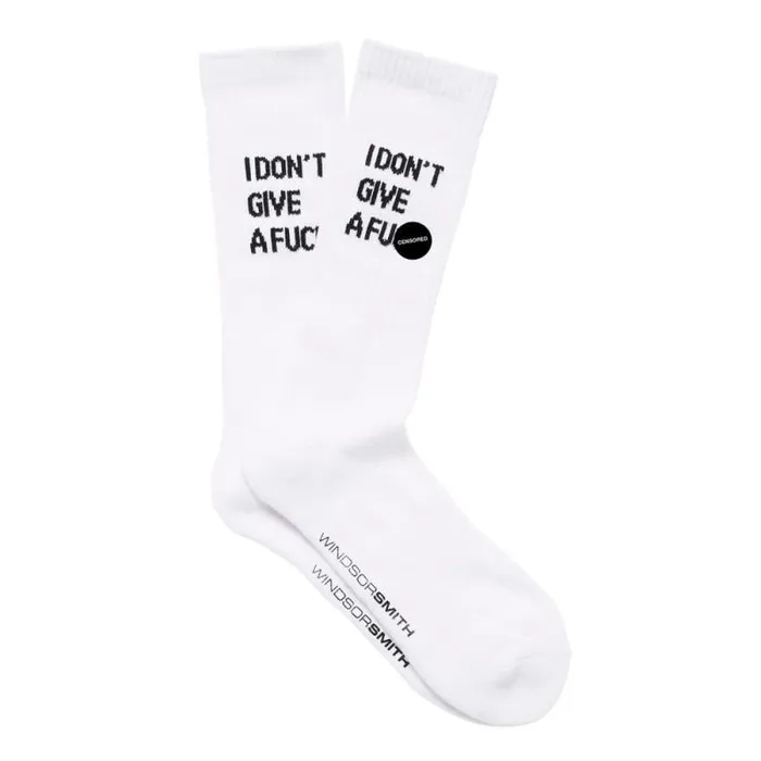 Windsor Smith Socks Men NOVELTY SOCK I DON039T GIVE A FCK Windsor Smith Socks Men NOVELTY SOCK I DON039T GIVE A FCK