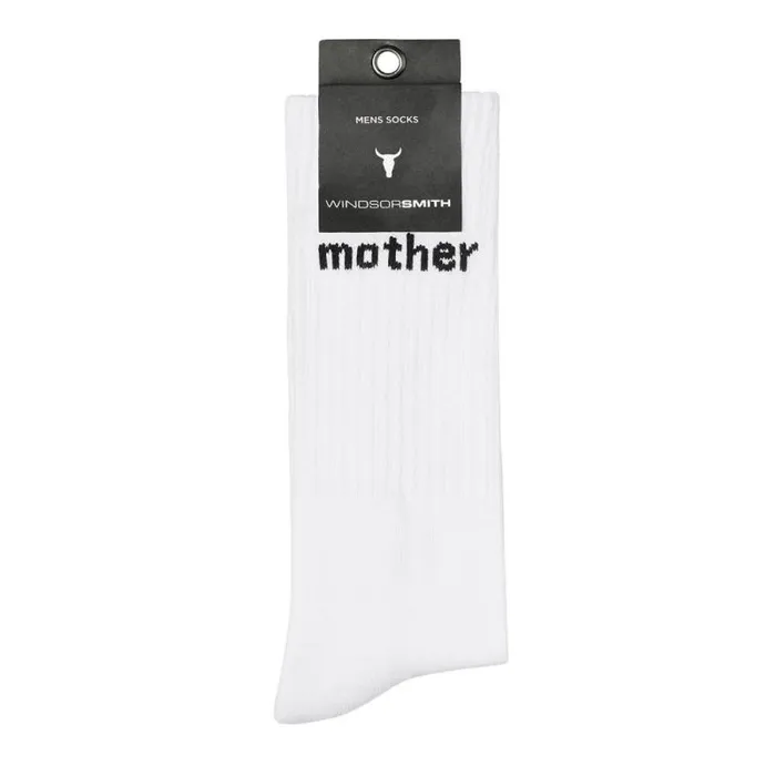 Windsor Smith Socks Men NOVELTY SOCK MOTHER FCKER
