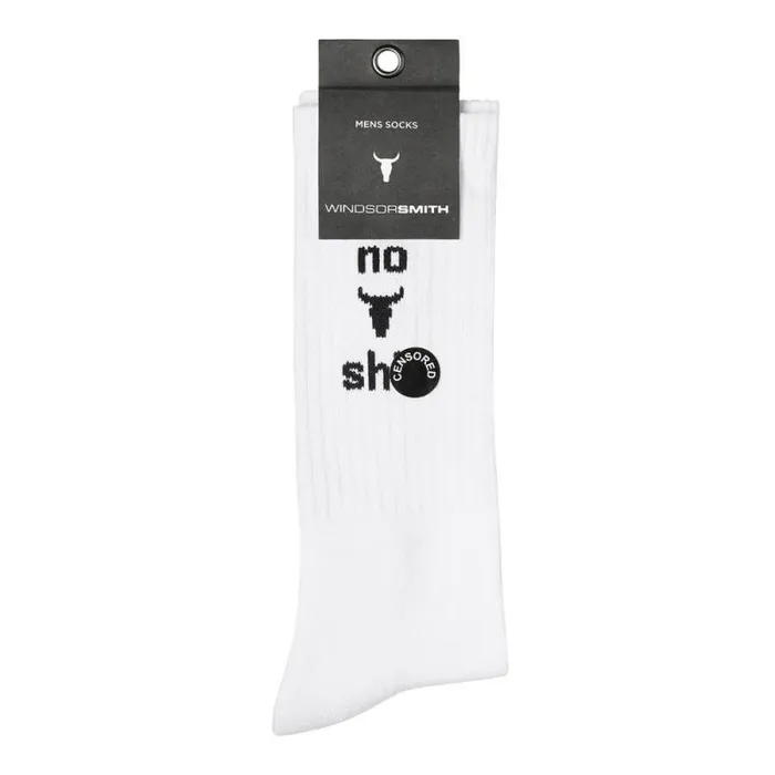 Windsor Smith Socks Men NOVELTY SOCK NO BULLSHT