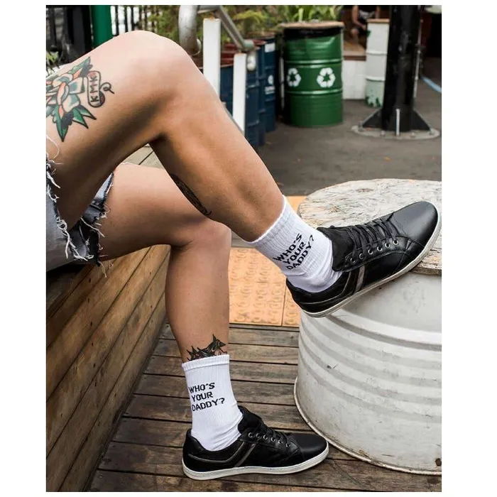 Windsor Smith Socks Men NOVELTY SOCK WHO039S YOUR DADDY Windsor Smith Socks Men NOVELTY SOCK WHO039S YOUR DADDY