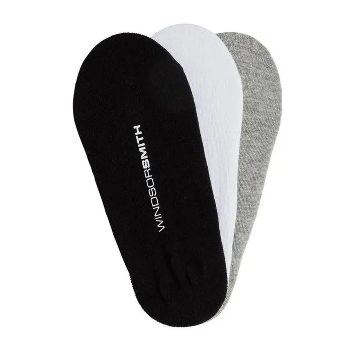 Windsor Smith Socks Women WOMEN039S INVISIBLE SOCK 3PK MULTI COLOR