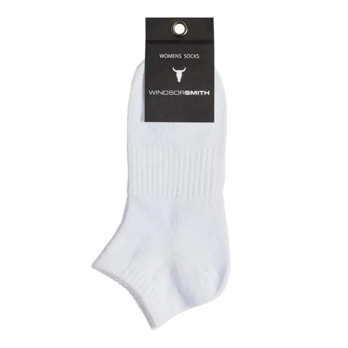 Windsor Smith Socks Women WOMEN039S LOW CUT SOCK WHITE