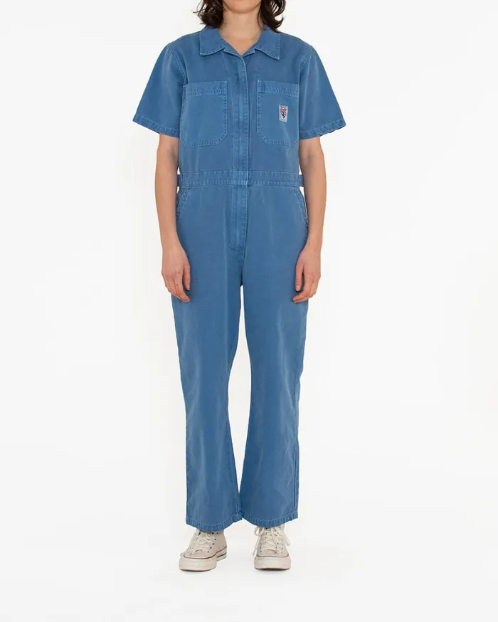 Winona Coverall 8211 Overdyed Light Indigo Women Deus Ex Machina Dresses