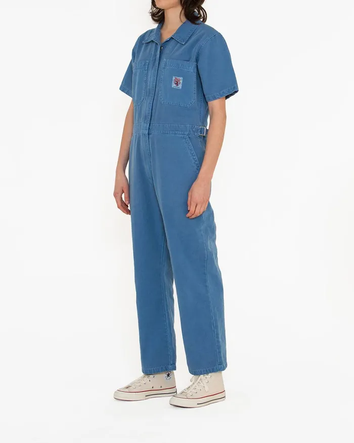 Winona Coverall 8211 Overdyed Light Indigo Women Deus Ex Machina Dresses Winona Coverall 8211 Overdyed Light Indigo Women Deus Ex Machina Dresses