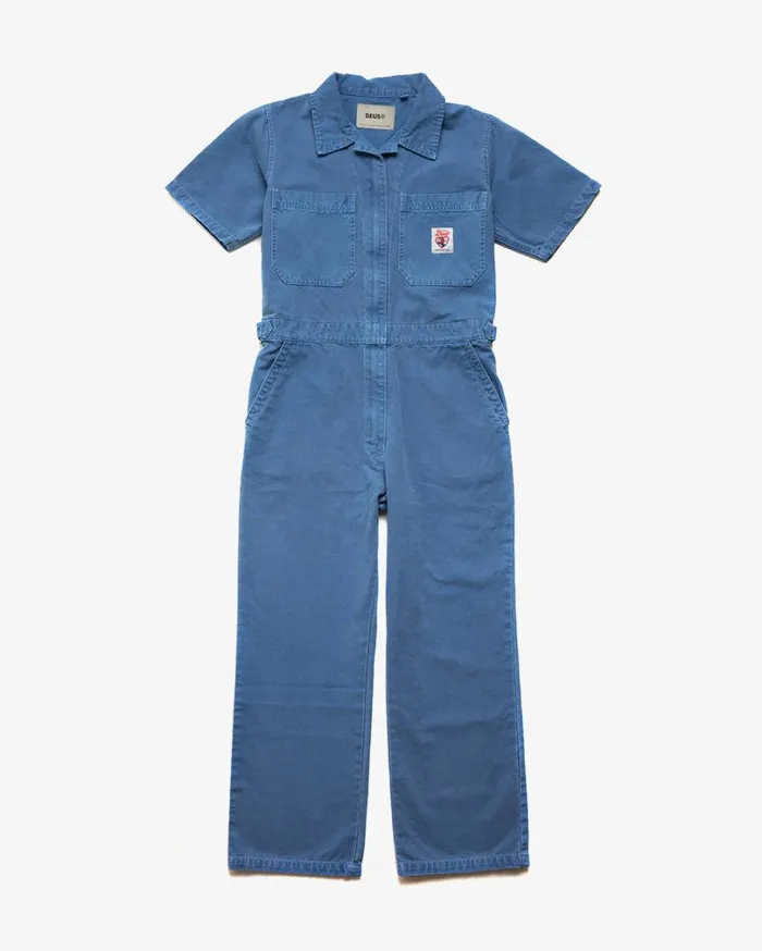 Winona Coverall 8211 Overdyed Light Indigo Women Deus Ex Machina Dresses Winona Coverall 8211 Overdyed Light Indigo Women Deus Ex Machina Dresses