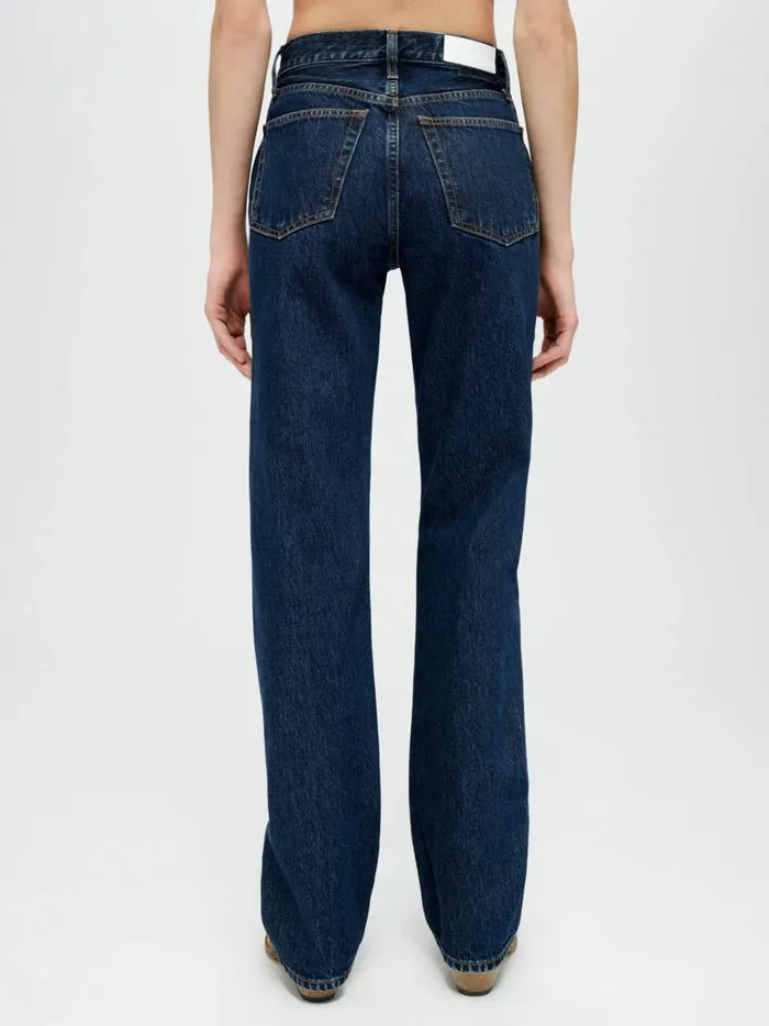 Women 90s High Rise Loose Jean Heritage Rinse The UNDONE Denim