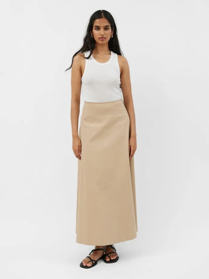 Women ALine Skirt Sand The UNDONE Skirts