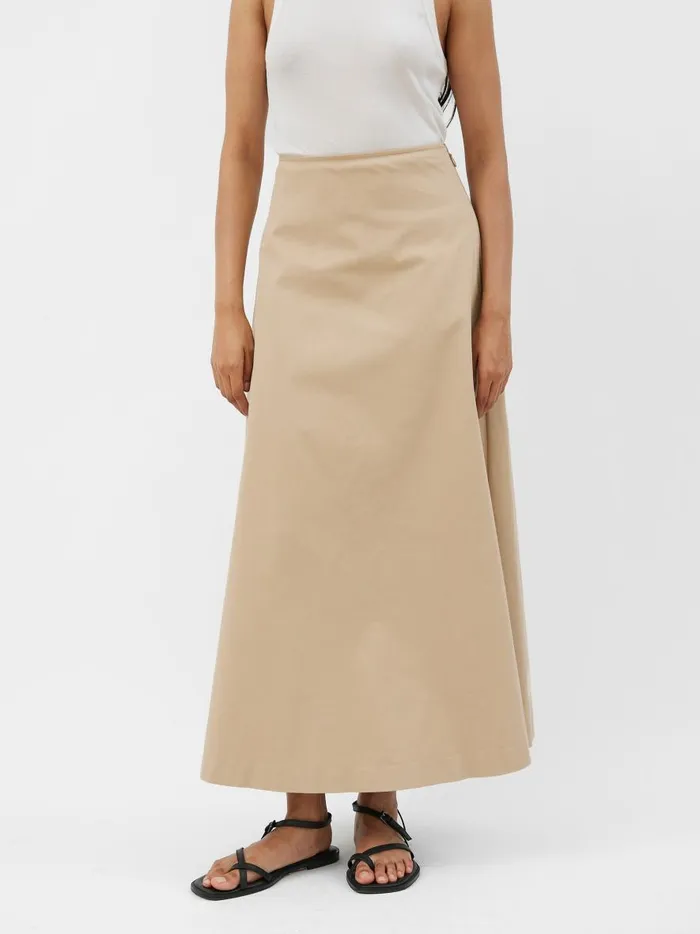 Women ALine Skirt Sand The UNDONE Skirts