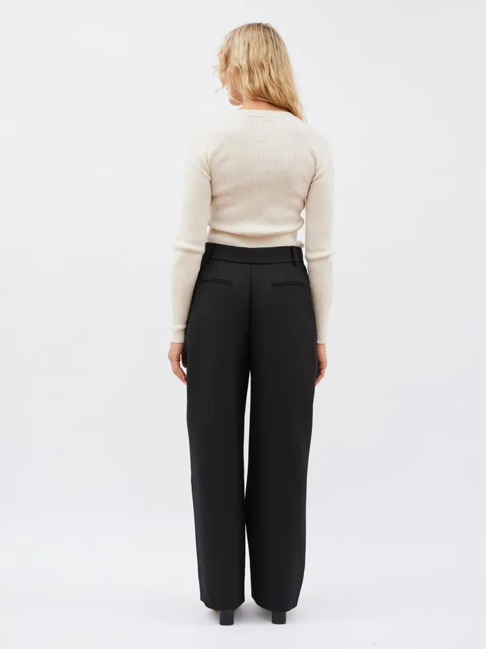 Women Abel Trouser Black The UNDONE Pants Women Abel Trouser Black The UNDONE Pants