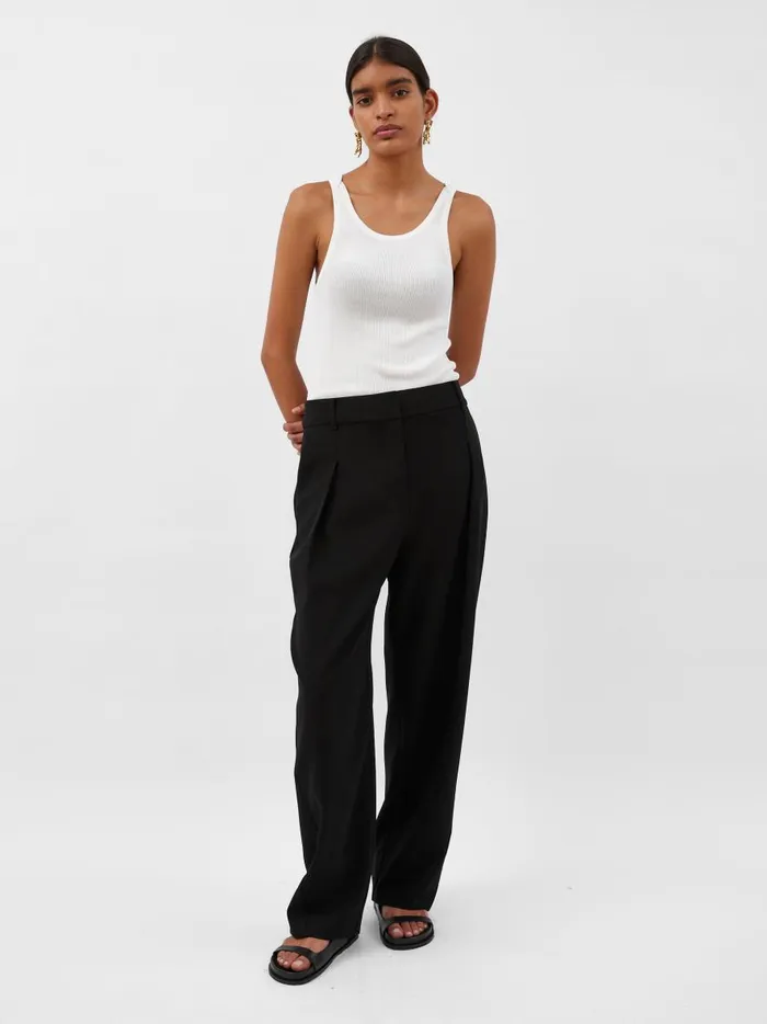 Women Abel Trouser Suiting Black The UNDONE Pants