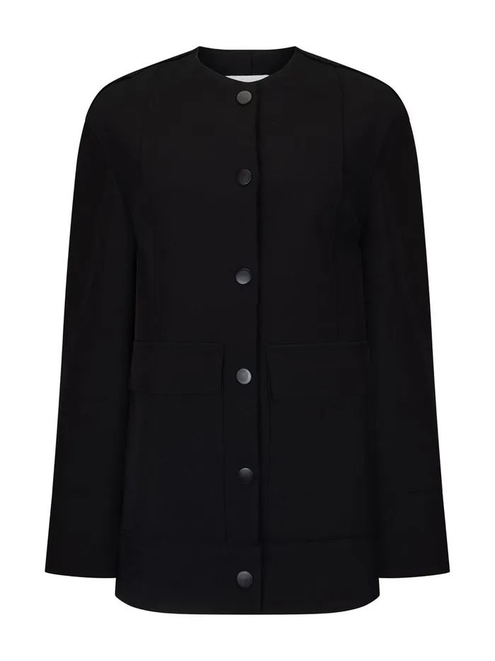 Women Agatha Bomber Black The UNDONE Jackets